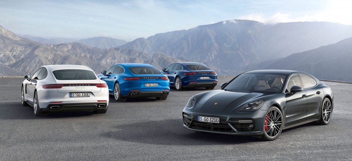 Porsche Panamera 4 E-Hybrid různé varianty
