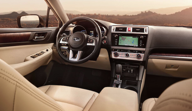 Interiér nového Subaru Outback