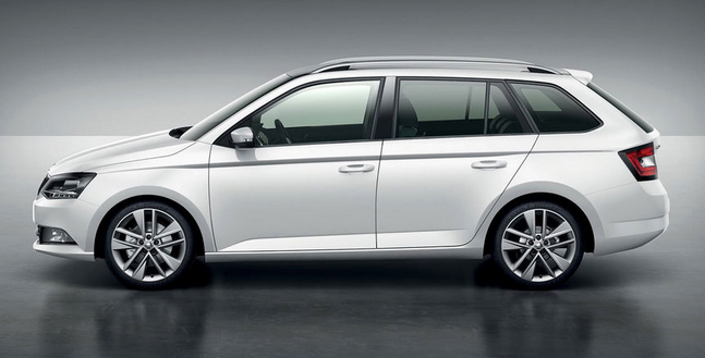 Škoda Fabia III Combi - pohled z boku